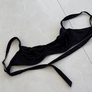 Monday Swimwear Black Underwire Bikini Top